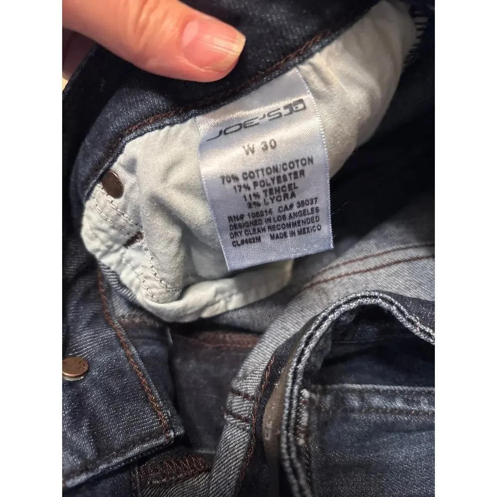 Joe’s Jeans Nomi Dark Blue Wash Skinny Size Waist 30 - Picture 3 of 6